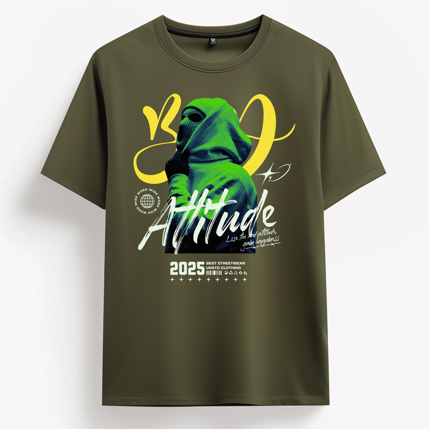 Bad Attitude Streetwear Plus Size T-Shirt