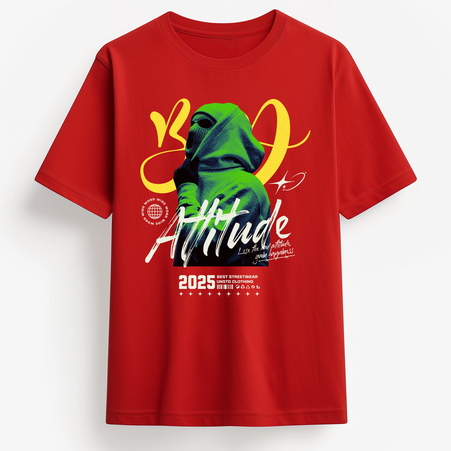 Bad Attitude Streetwear Plus Size T-Shirt