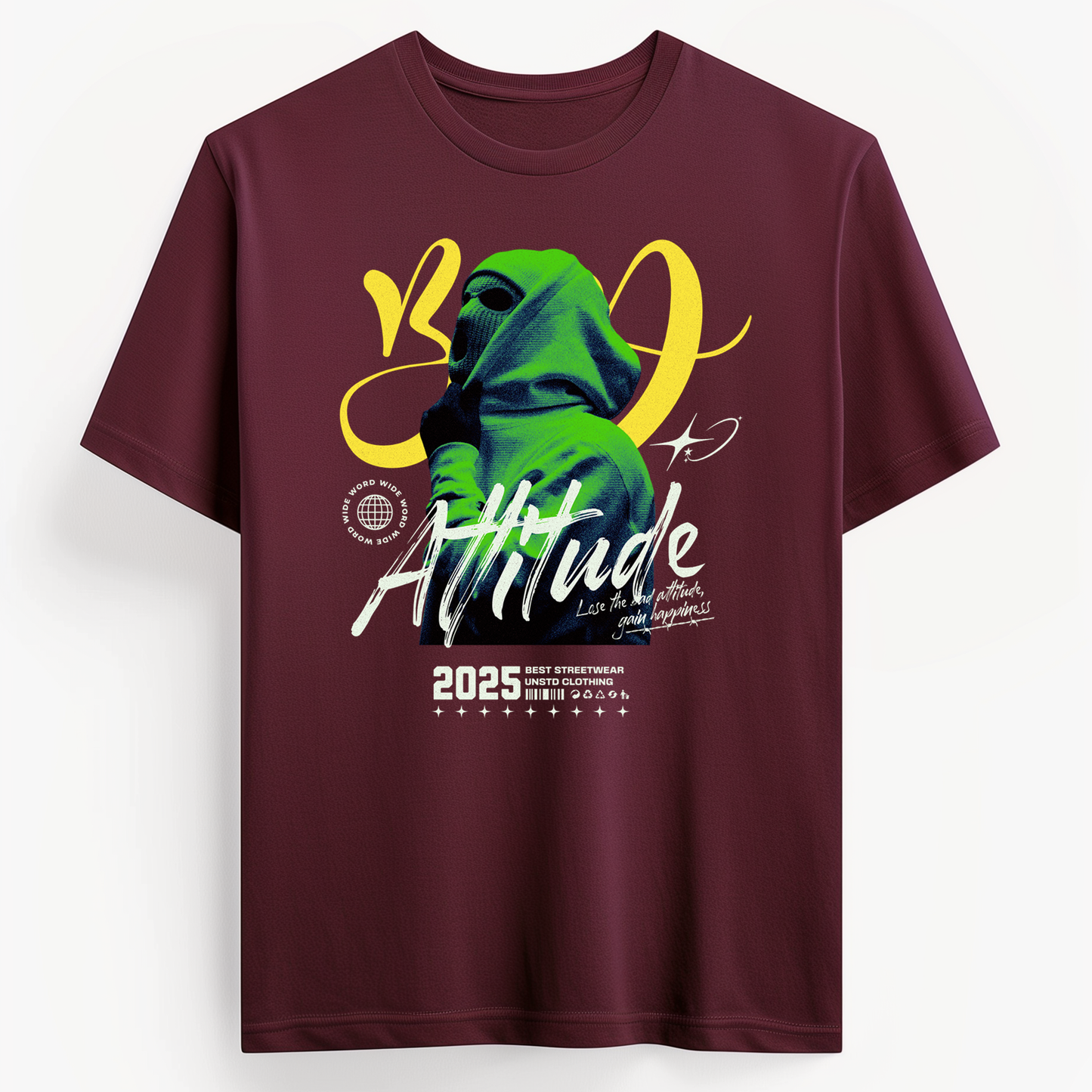 Bad Attitude Streetwear Plus Size T-Shirt