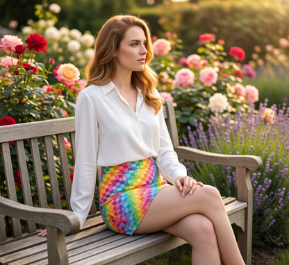Aop Mini Skirt
