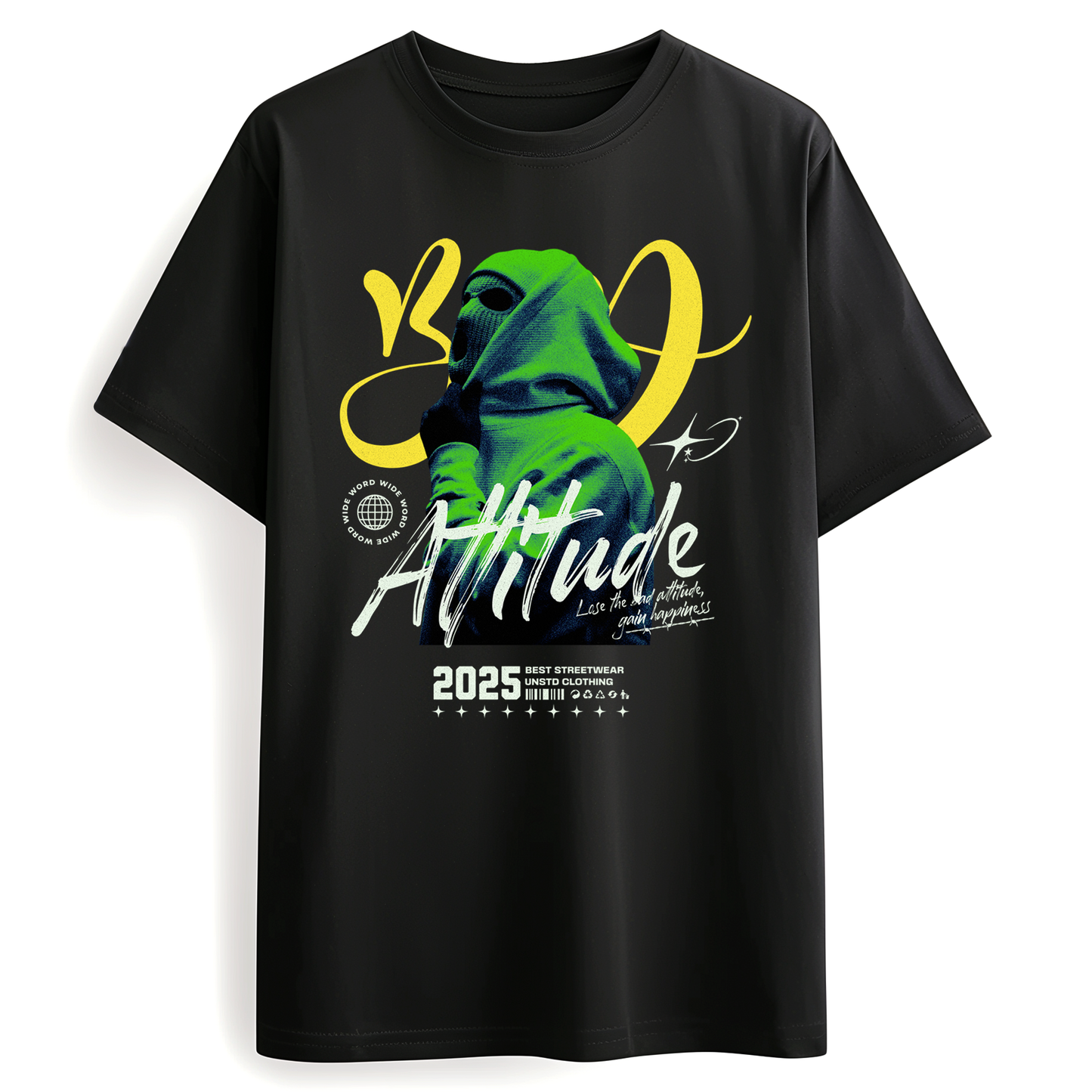 Bad Attitude Streetwear Plus Size T-Shirt