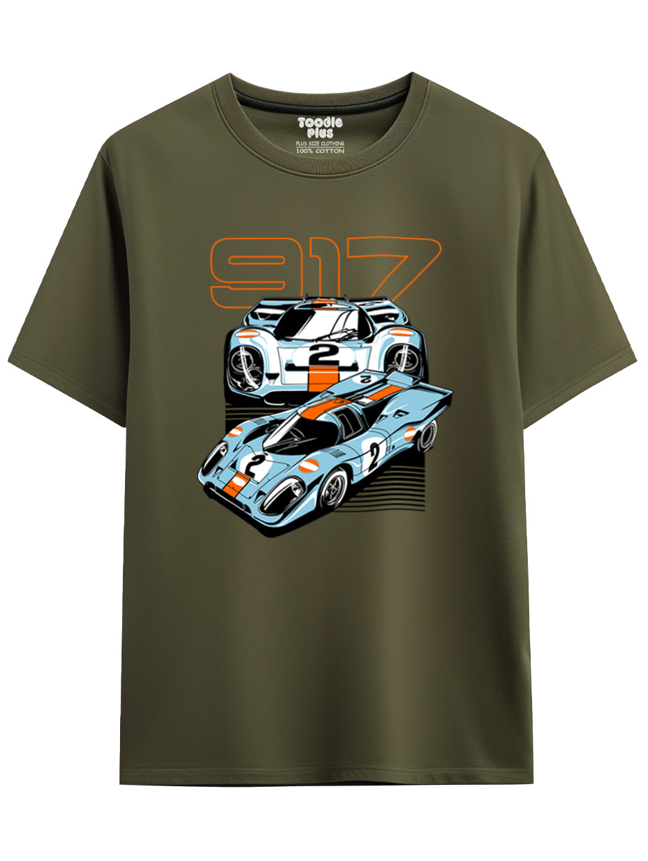 917 Racing Car Plus Size T-Shirt