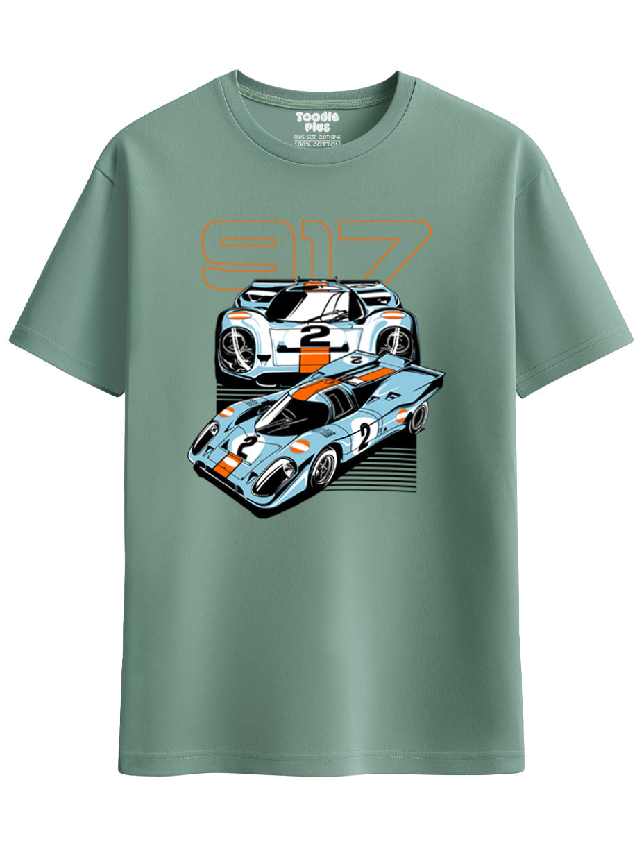 917 Racing Car Plus Size T-Shirt