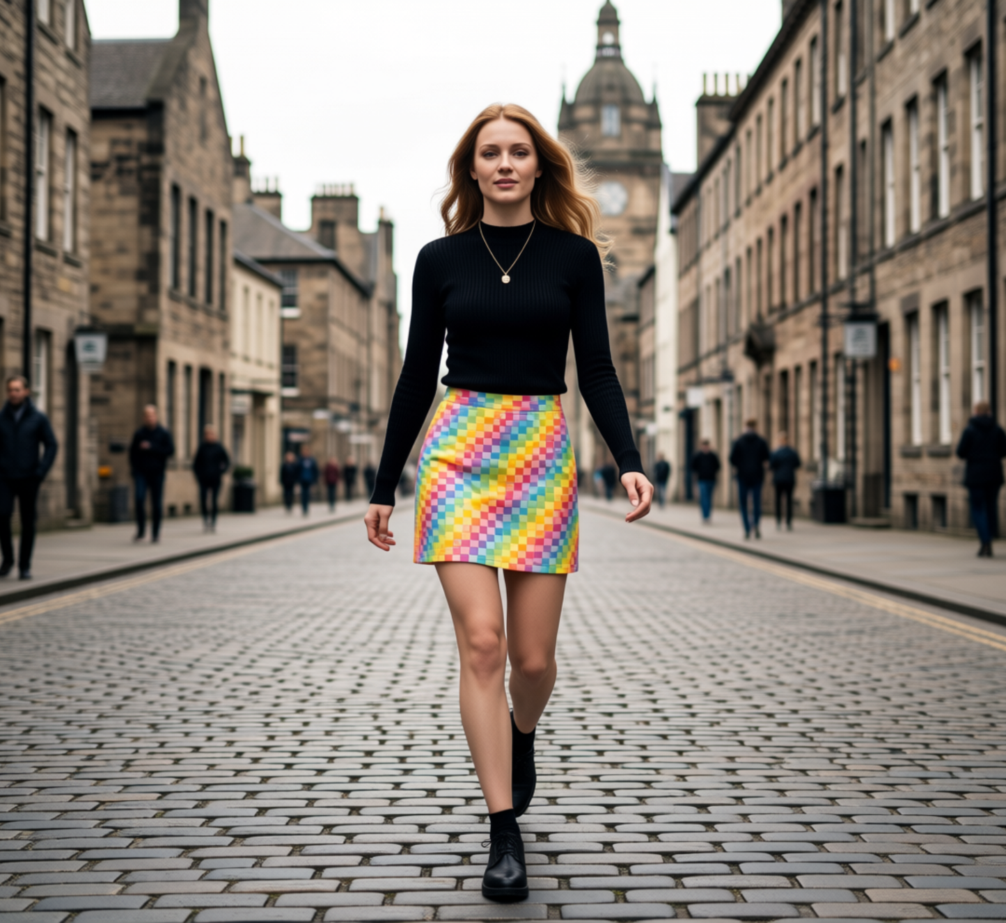 Aop Mini Skirt
