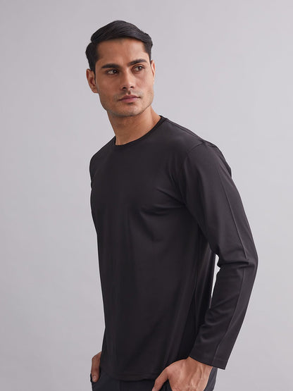 Black Durafit Torso Full Sleeves T-Shirt