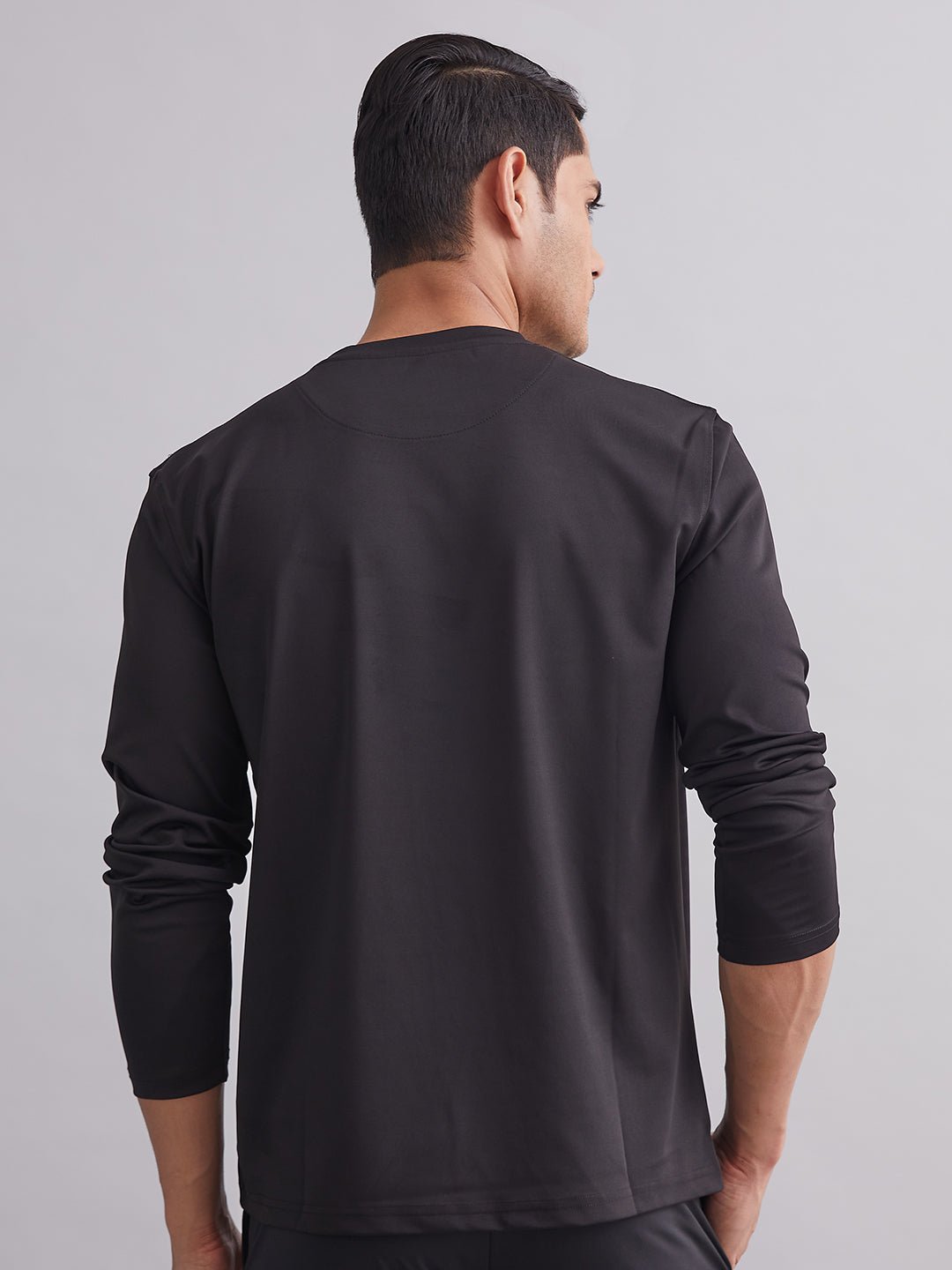 Black Durafit Torso Full Sleeves T-Shirt