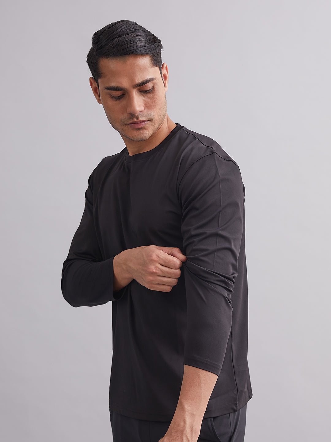 Black Durafit Torso Full Sleeves T-Shirt