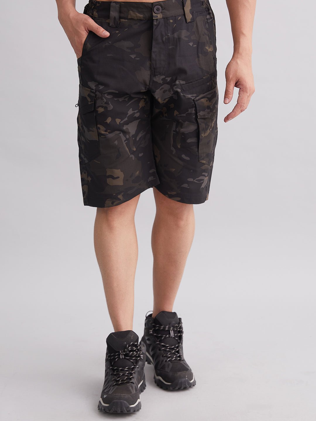 Black Multicam Explorer Tactical Shorts